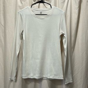 Uniqlo Long Sleeve Tee - Cream